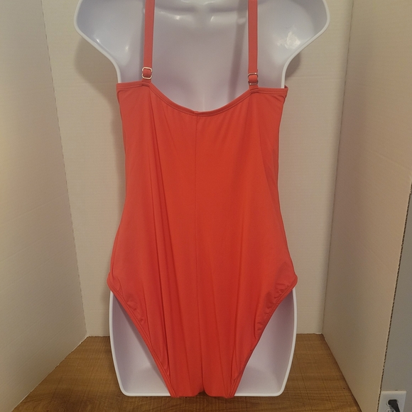 Chic Pink Ruched One-Piece Swimsuit - Picture 2 of 5